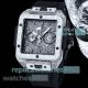 New AAA Replica Hublot Square Bang Unico Quartz Watches Gray Carbotech Quick-release Strap (2)_th.jpg